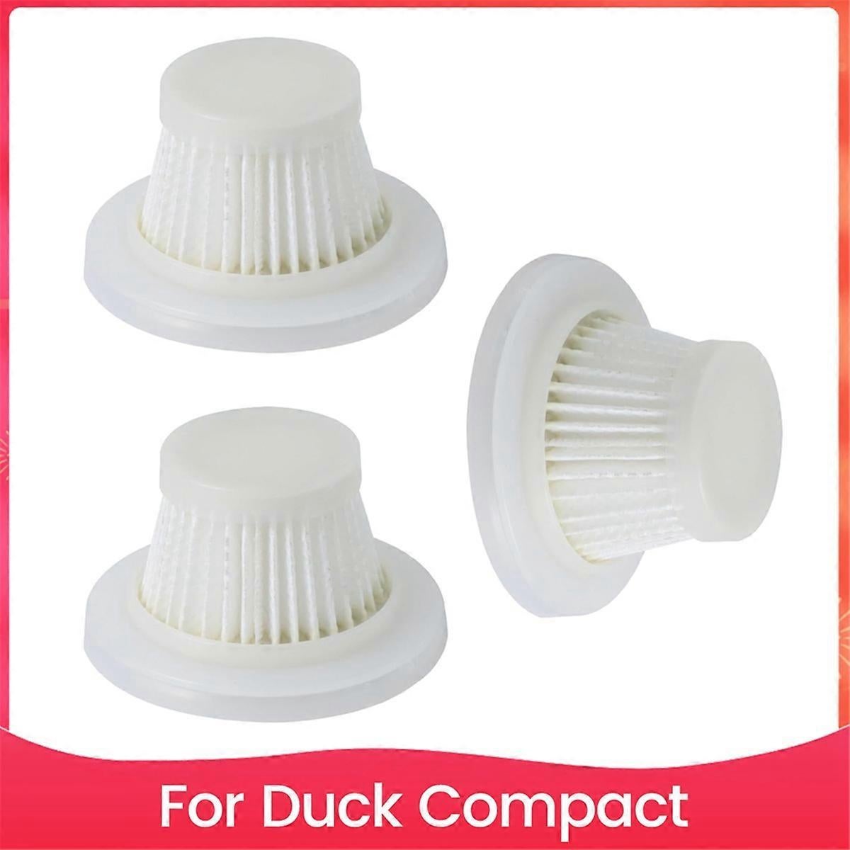 3er-pack Ersatzfilter, Kompatibel Mit Dem Kabellosen Kompaktstaubsauger Duck. Waschbare Hepa-filter.