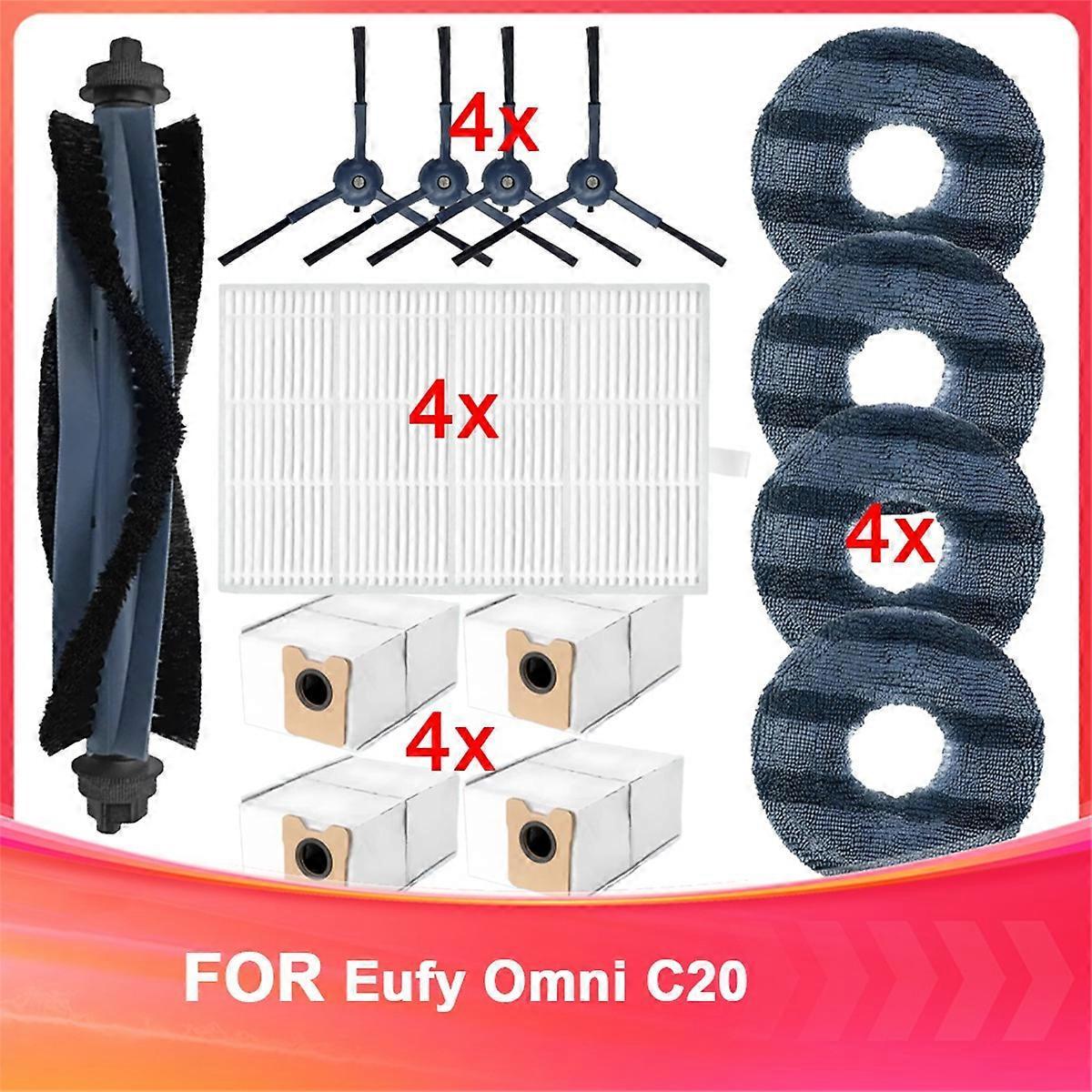 Kompatibel Mit Omni C20: Ersatz-hauptseitenbürste, Hepa-filter, Reinigungstücher, Staubbeutel, Ersatzteile Und Zubehör.