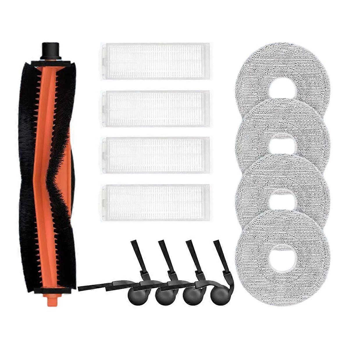 Ersatzteile Und Zubehör Für Den Saugroboter S40 Pro / Ov71gl: Hauptseitenbürste, Hepa-filter Und Reinigungstuch.