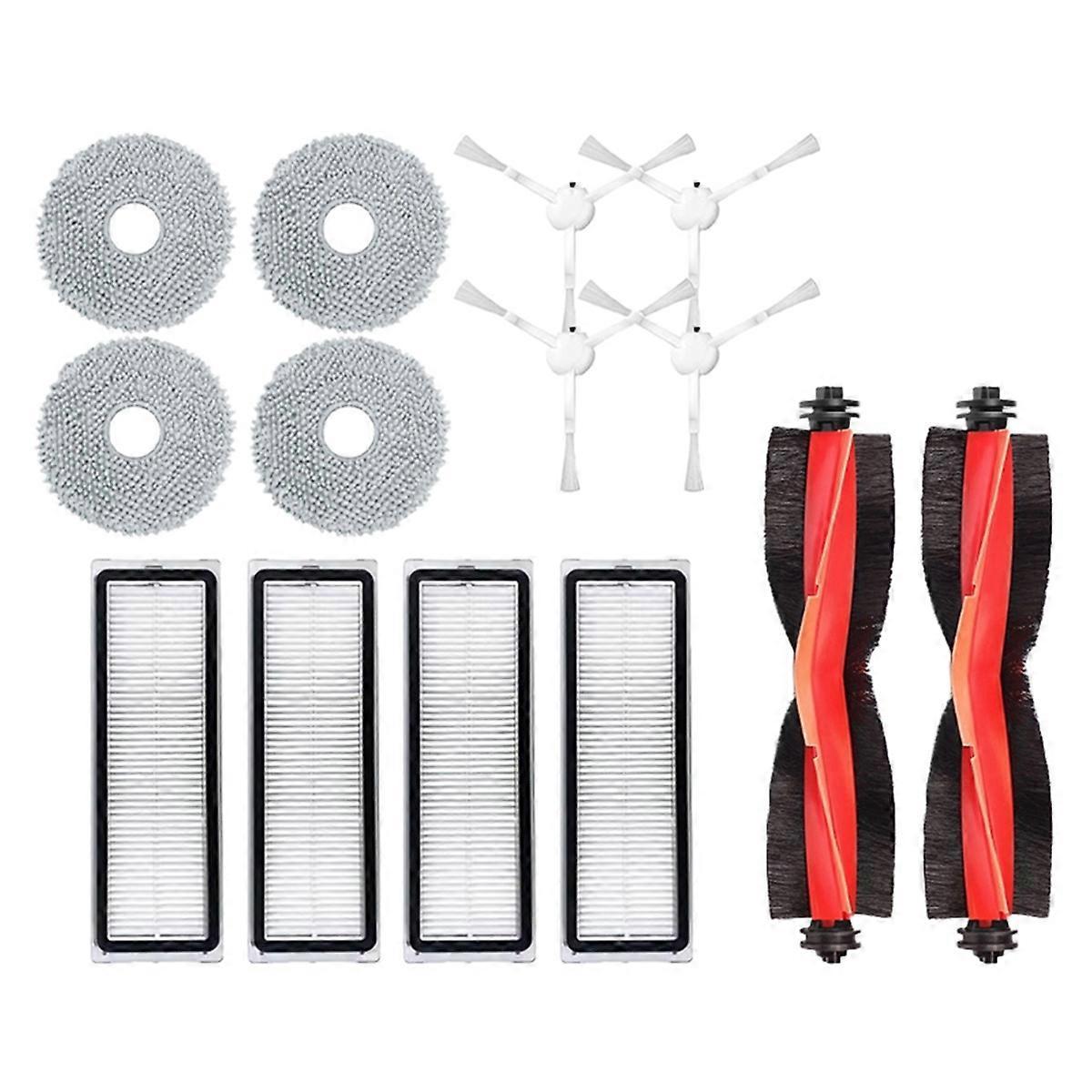 Zubehör Und Ersatzteile, Die Mit Dem Saugroboter S10+ / S10 Plus B105 Kompatibel Sind: Hauptseitenbürste, Hepa-filter Und Reinigungstuch.