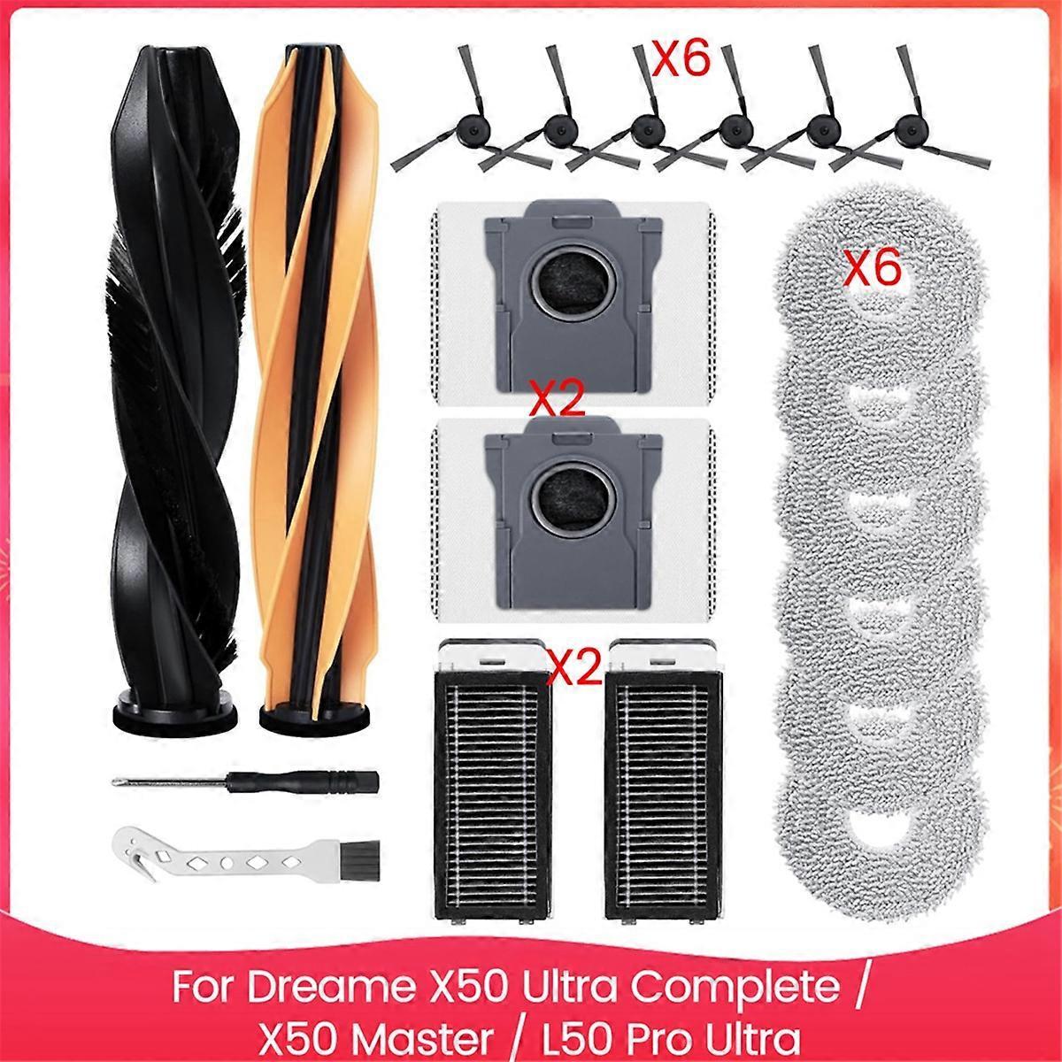 Zubehörset Kompatibel Mit Ersatzteilen Für Die Saugroboter X50 Ultra Complete / X50 Master / L50 Pro Ultra