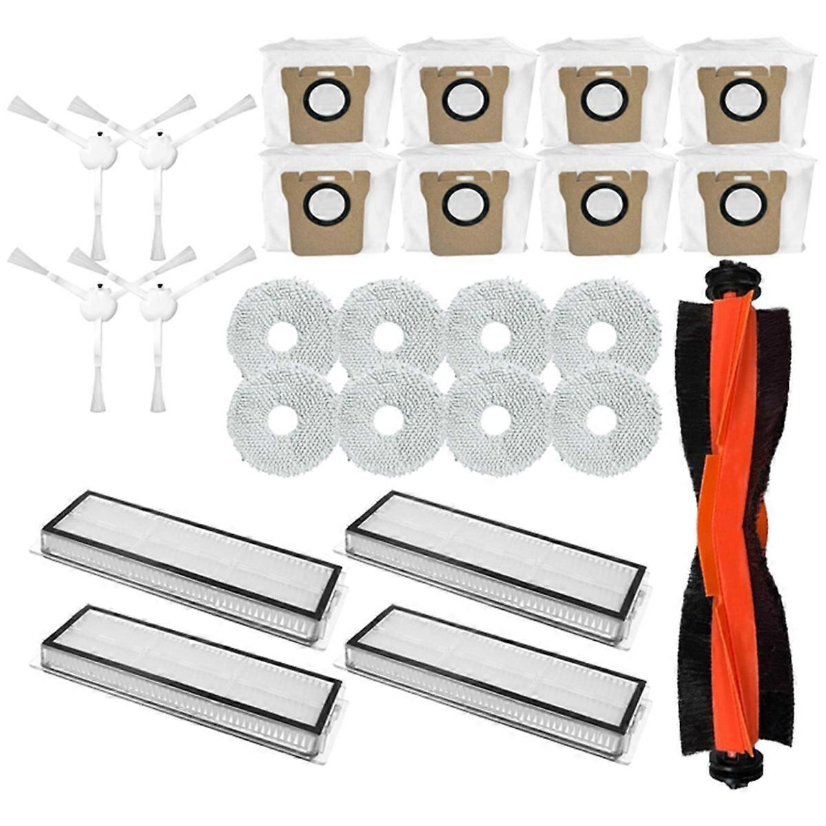 Packung Mit 25 Staubbeuteln Inklusive Hepa-filter Und Bürste, Kompatibel Mit Den Staubsaugern X20+/x10+/x20 Plus/x10 Plus.