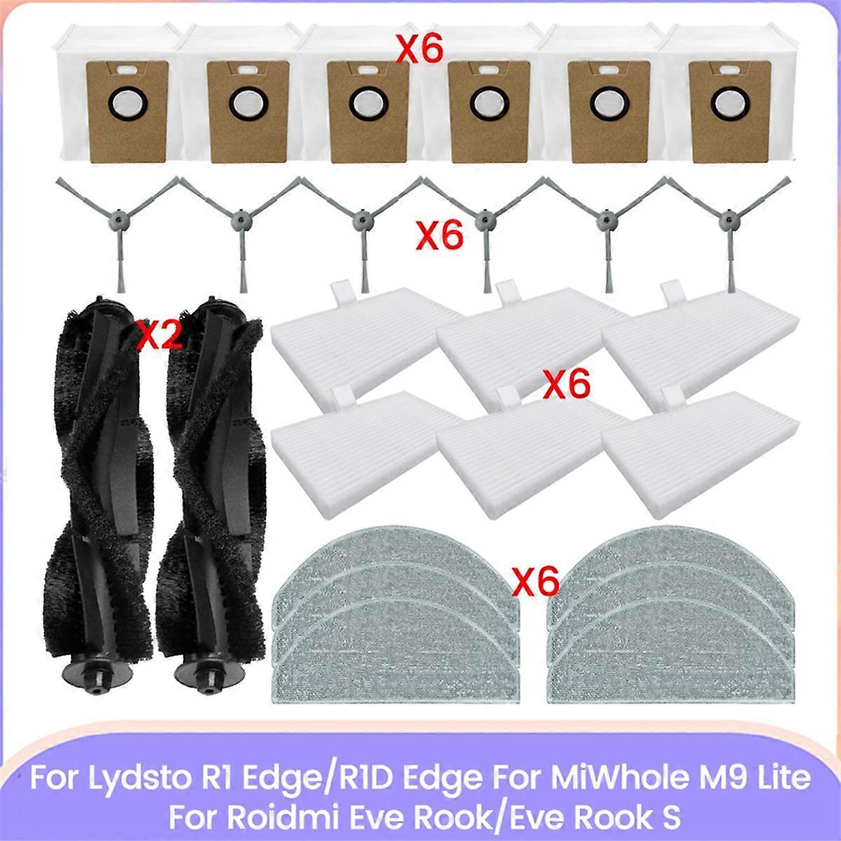 Besen, Tuch, Hepa-filter, Kompatibel Mit R1 Edge/r1d Edge, Miwhole M9 Lite, Eve/eve S (ersatzteile)
