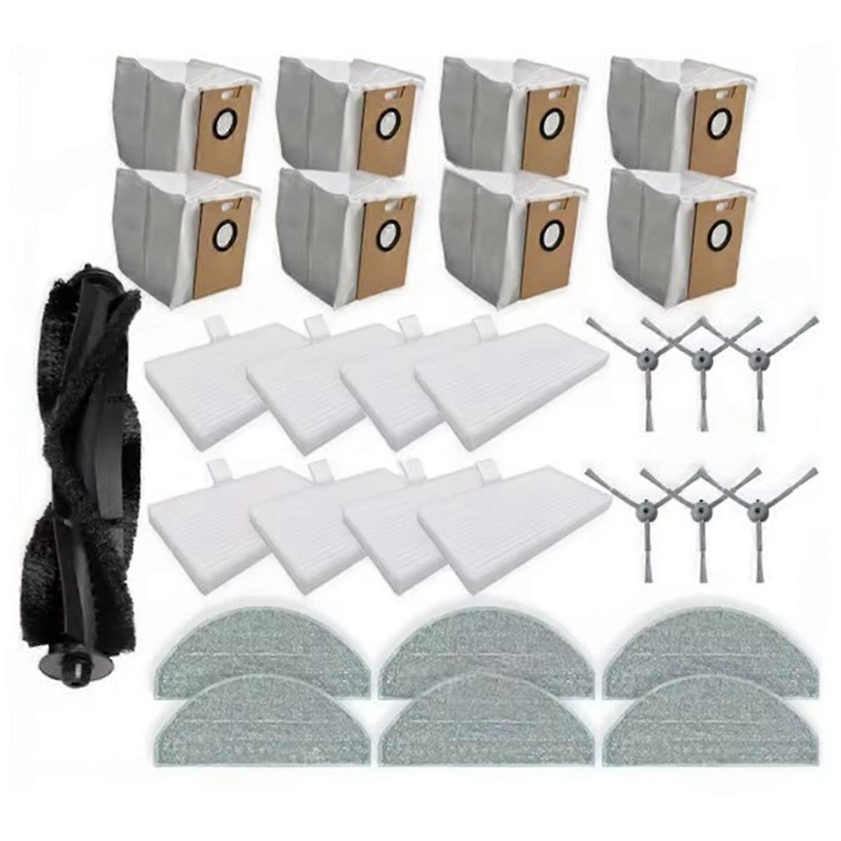 29-teiliges Ersatzteilset Für Staubsauger R1 Edge / R1d Edge, Miwhole M9 Lite, Eve: Bürste, Tuch, Staubfilter