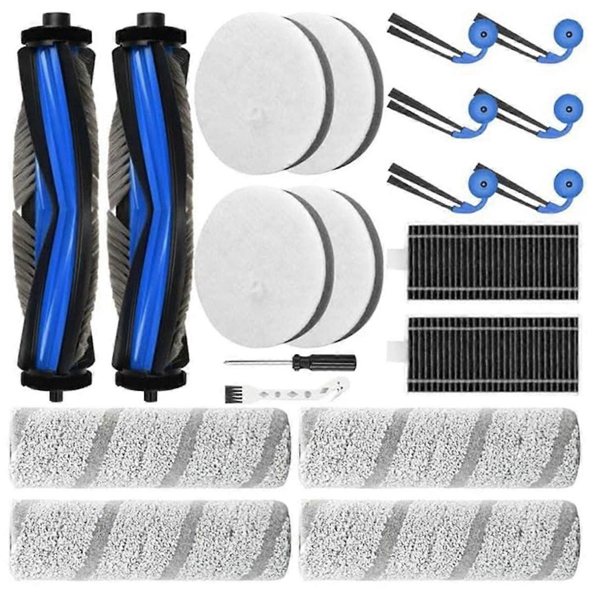 20-teiliges Zubehörset Für X11 Omnicyclone: Hauptbürste, Walze, Schwamm, Filter Und Hepa-filter.