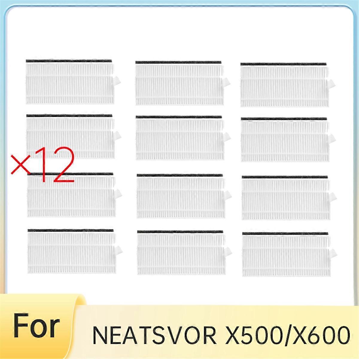 12er-pack Filter, Kompatibel Mit Staubsaugern Der Modellreihen X500/x600 – Unverzichtbares Staubsaugerzubehör