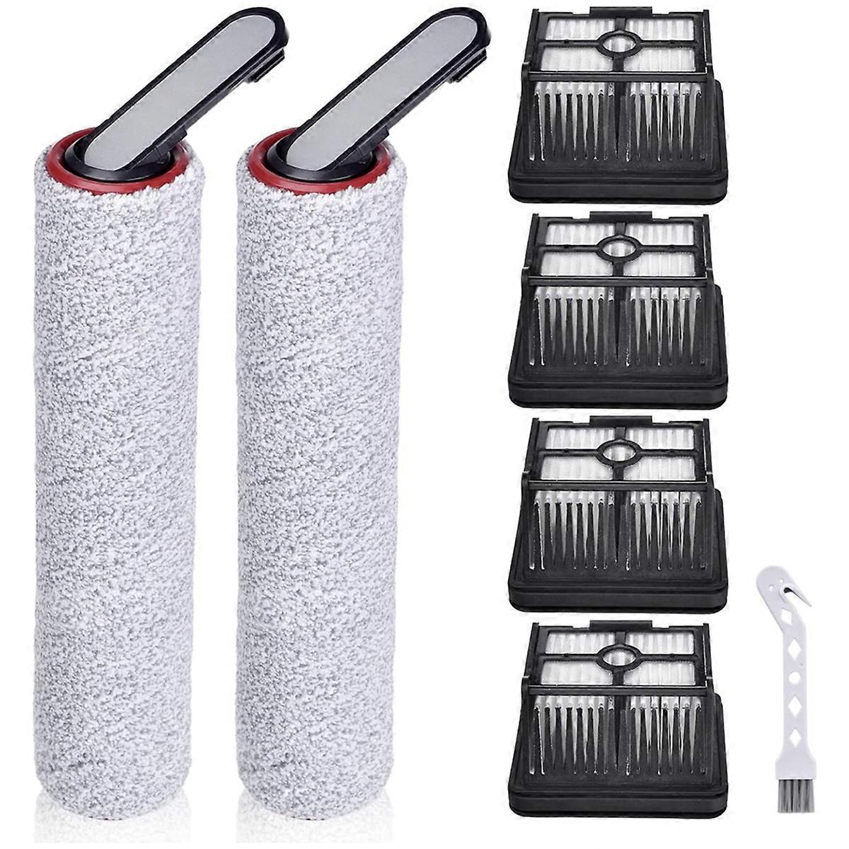 Set Mit 7 Ersatzbürsten Und Hepa-filter, Kompatibel Mit Dem Kabellosen Nass- Und Trockensauger H12 Pro / H12 Dual