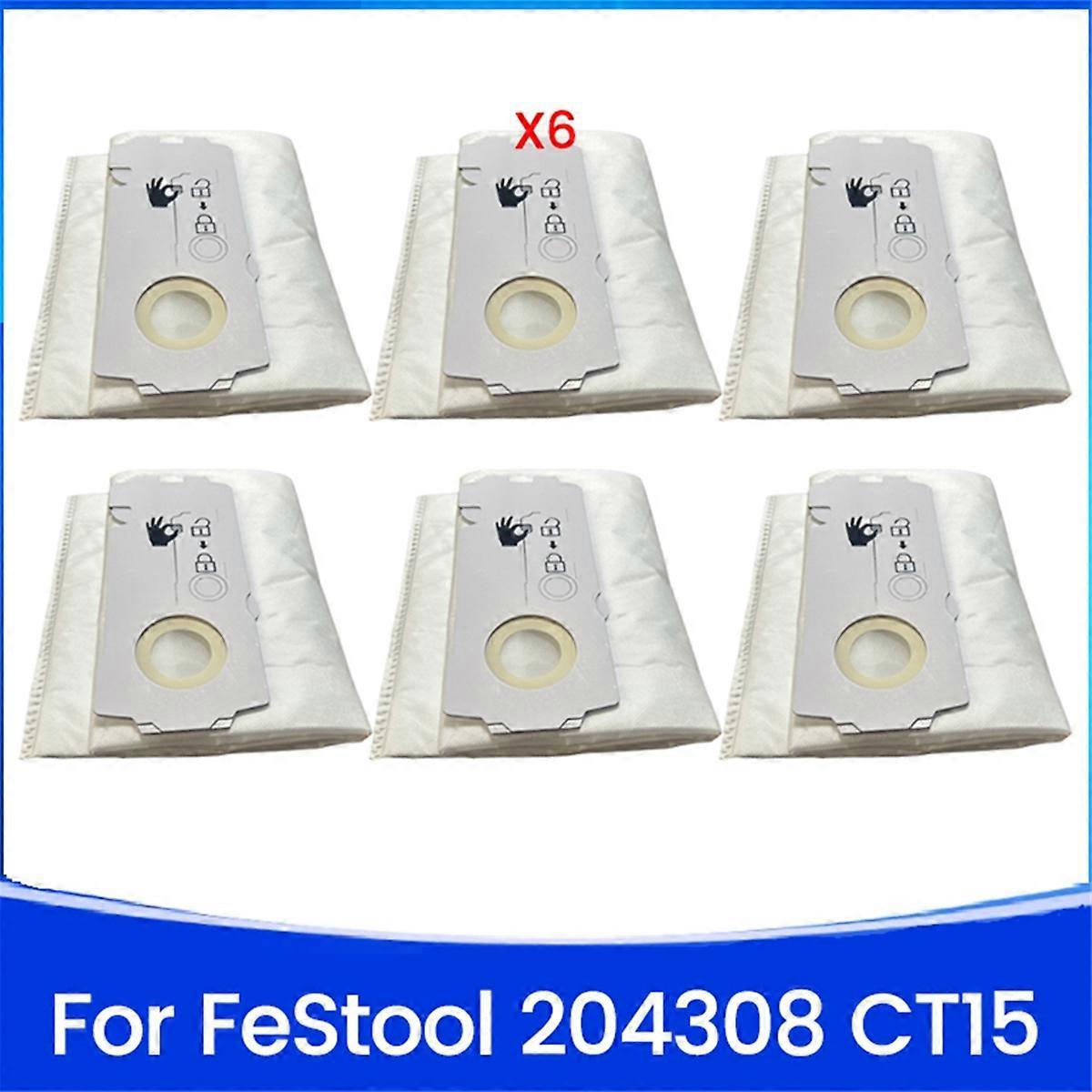 Packung Mit 6 Mini/midi Ct 204308 Filterstaubbeuteln Für Festool
