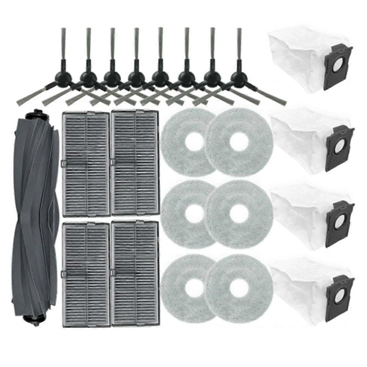 Set Aus 23 Teilen, Kompatibel Mit Dem Saugroboter Bot L10s Plus: Hauptbürste, Reinigungstuch, Hepa-filter Und Staubfilter.