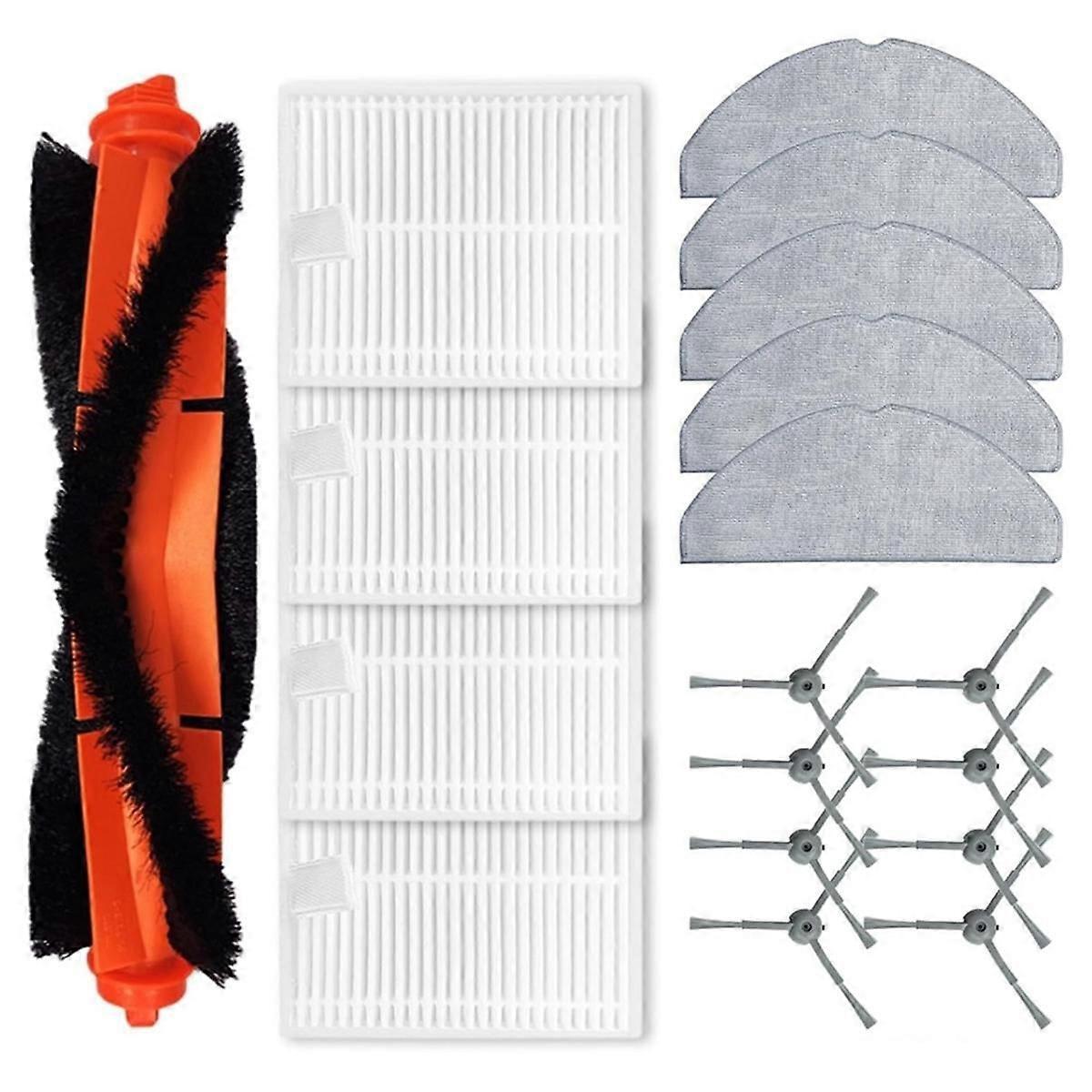 Ersatzteile Für Den Saugroboter L20 V8 Pro: Hauptbürste, Hepa-filter Und Reinigungstuch.