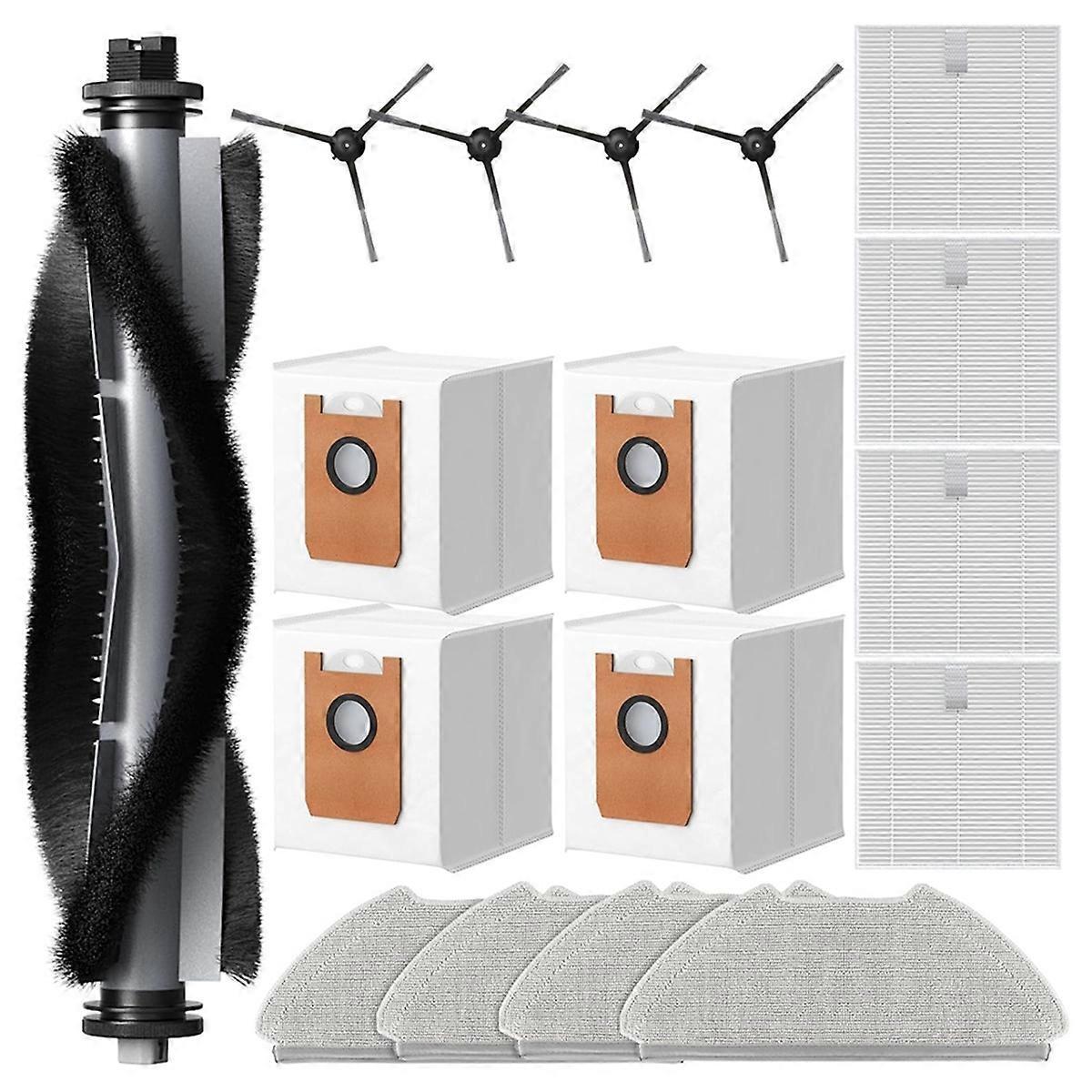 Ersatzteile Kompatibel Mit Dem Saugroboter T20+: Hauptseitenbürste, Hepa-filter, Reinigungstücher, Staubbeutel
