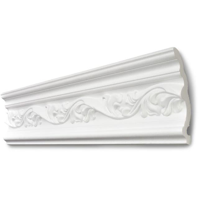 Decosa - Zierprofil G34, weiß, 75 x 120 mm, Länge: 2 m - 01 Stück