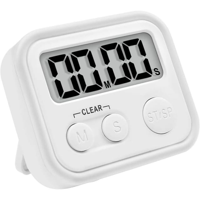 BEBUSINGOTO Digitaler Küchentimer zum Kochen, magnetischer Timer mit lautem Alarm und Countdown zum Kochen, Lernen, Trainieren