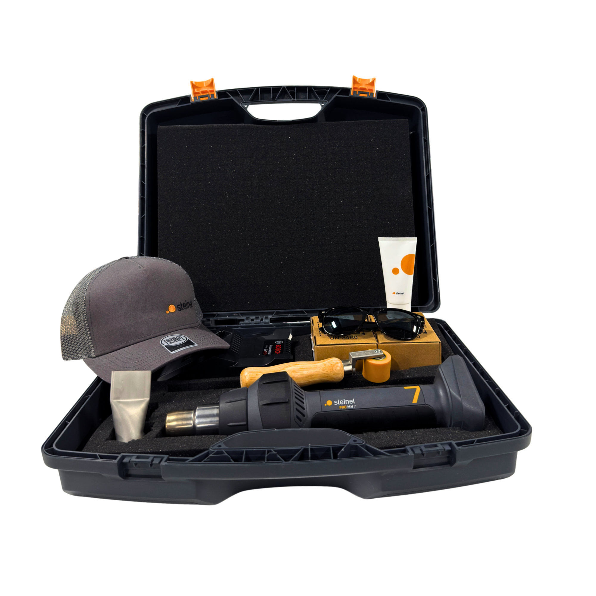 Steinel Akku-heissluftgebläse Mh 7 Kf Dach Set - Roofting-kit