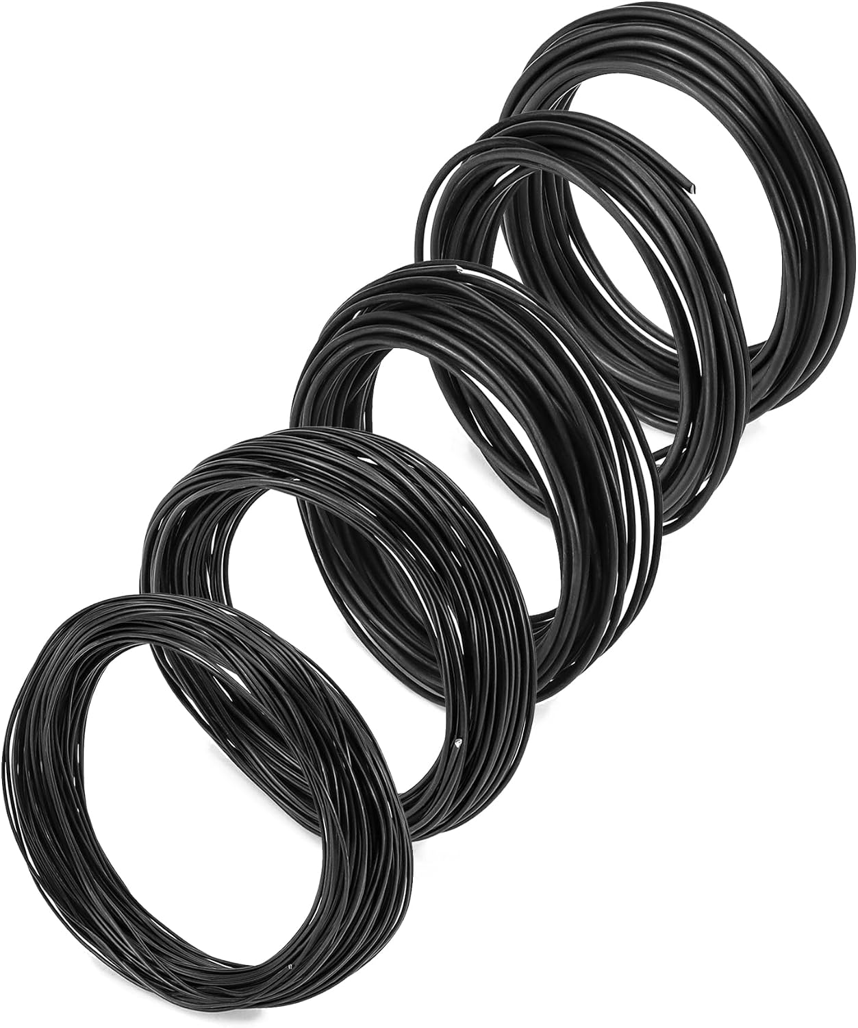 Bonsai-draht In 5 Größen, Eloxierter Aluminiumdraht Für Pflanzen Und Bäume, 1,0 Mm/1,5 Mm/2,0 Mm/2,5 Mm/3,0 Mm, Insgesamt 40 Meter