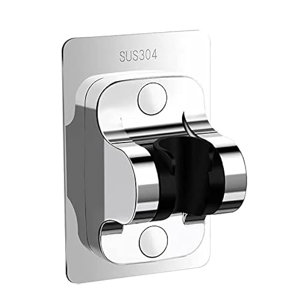 Duschkopfhalterung, Kunststoff, Handbrausehalterung, Verstellbare Halterung, Wandhalterung Für Badezimmer Mit Klebestift, (2 Stück-halterung 03), 1007570mm