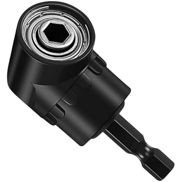 105° Winkelschrauber,rechtwinkliger Bohrer, Rechtwinkliger Stahlwinkeltreiber, Multifunktions Winkel Bithalter Mit 1/4-zoll Magnetischen Bit Halter,vorsatz Adapter Für Das Bohren Des Schmalen Raumes