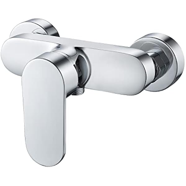 Duscharmatur Einhebelmischer,wandmontage Mischbatterie Für Dusche,brausearmatur Bad 1/2 Duschabgang Unten,chrom