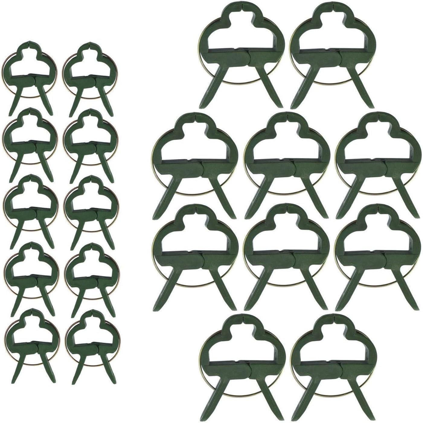 60 Stück Kletterpflanzen-clips, Tomaten-clips, Pflanzen-clips, Tomaten-krawattenklammern (2 Größen).