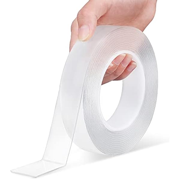 Doppelseitiges Klebeband Extra Stark, 3m Transparentes Abwaschbares Nano Tape, Ablösbar Spurlos, Rutschfestes Wiederverwendbares-doppelklebeband Für Teppich, Küche, Auto Oder Büro