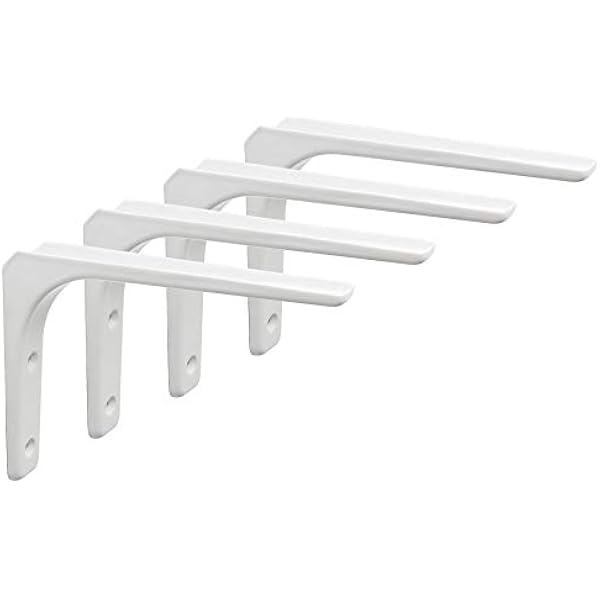 Regalwinkel Schwerlast, Sayayo Regalhalterung Regalträger Weiss Regalhalter Metall 90 Grad L-förmige 4 Stück Winkel Regal 200x150 Für Wandhalterung Regal, Eckregal, Hölzern Möbel, Ejr200w-4p