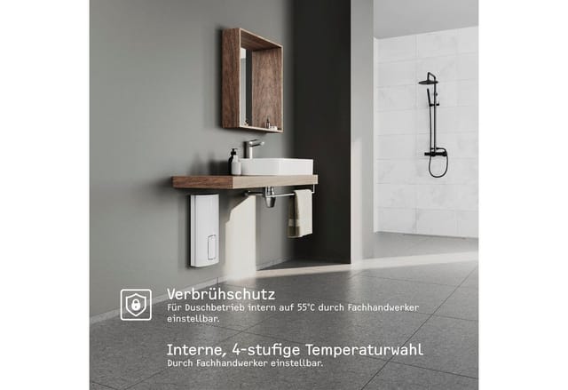 Stiebel Eltron - Durchlauferhitzer Trend hdb-e 18/21/24kW 400V, Weiß