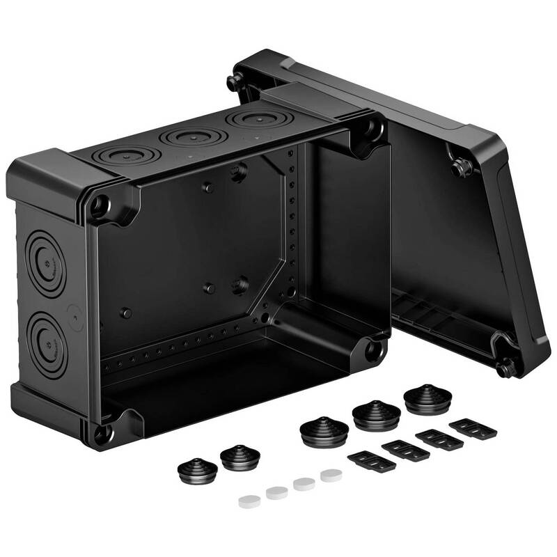 [neuwertig] B-ware Obo Bettermann Abzweigdose Ip67 Grau 286x202mm Kabeldurchführung 1 Stück