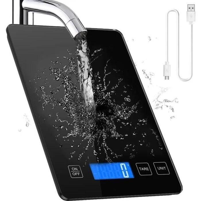 Digitale Küchenwaage (10 Kg/1 G), Lcd-touch-steuerung, Hohe Präzision, Zum Backen Und Kochen