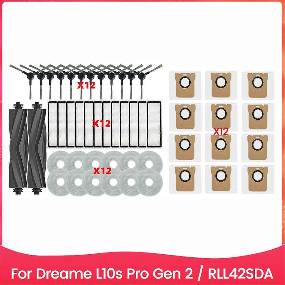 50-teiliges Set Inklusive Bürste, Filter, Staubbeutel Und Reinigungstuch, Kompatibel Mit Dem Staubsauger L10s Pro Gen 2 / Rll42sda.