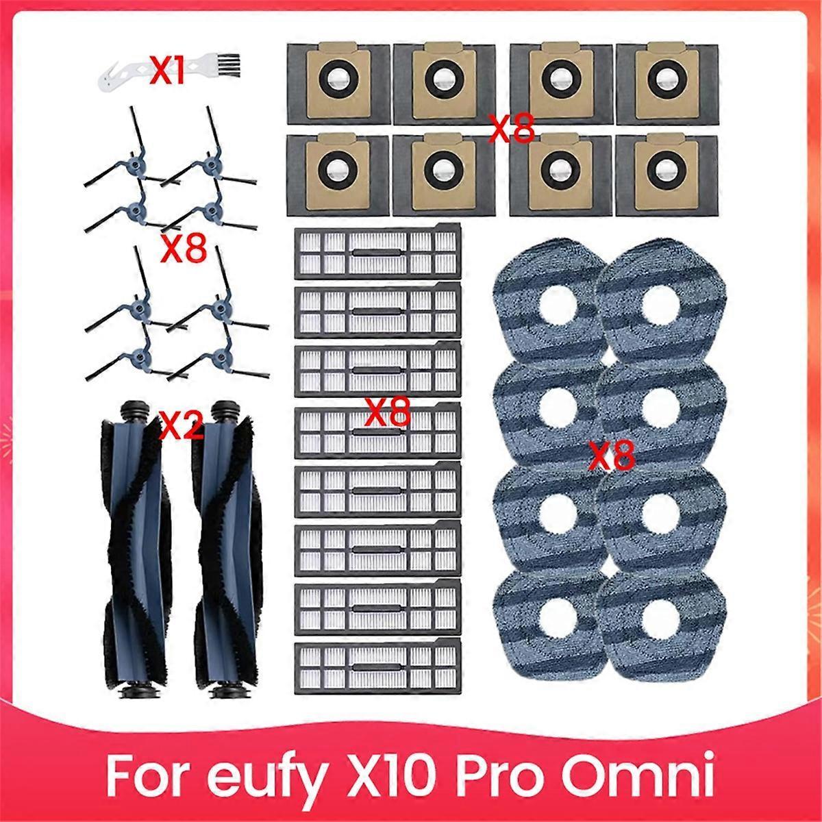 35-teiliges Set Inklusive Bürste, Filter Und Reinigungstuch Für X10 Pro Omni
