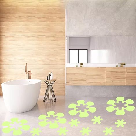 24 Stück Rutschfeste Aufkleber, Selbstklebende Anti-rutsch-aufkleber, Leuchtende Anti-rutsch-aufkleber Für Dusche, Küche, Treppen, Badewanne, Anti-rutsch-aufkleber