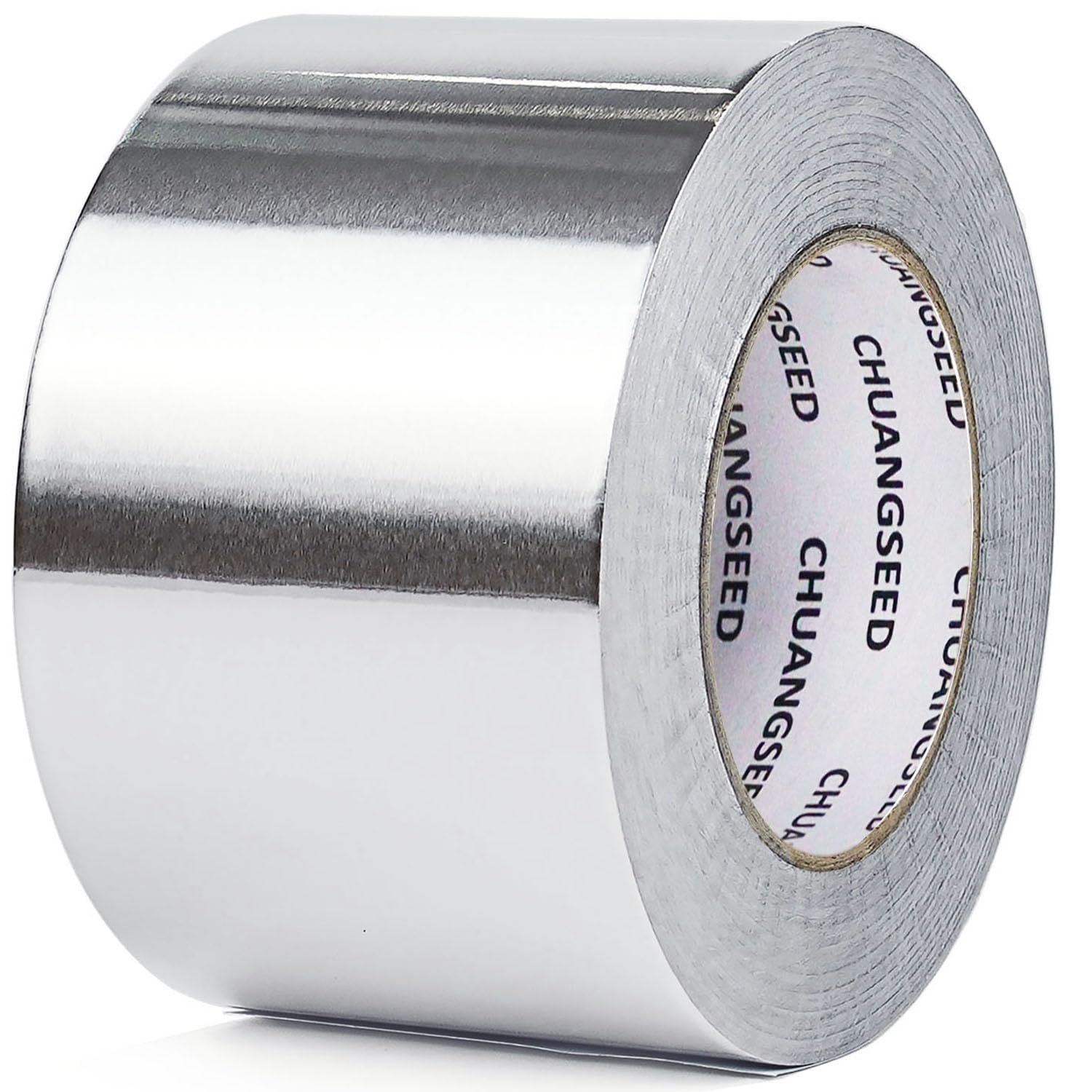 Aluminiumfolienband, 50 Mm X 50 M, Professionelles Hochtemperatur-aluminiumfolienband, Silberfarben, Wärmedämmung, Rohrreparatur, Befestigung, Feuerfest