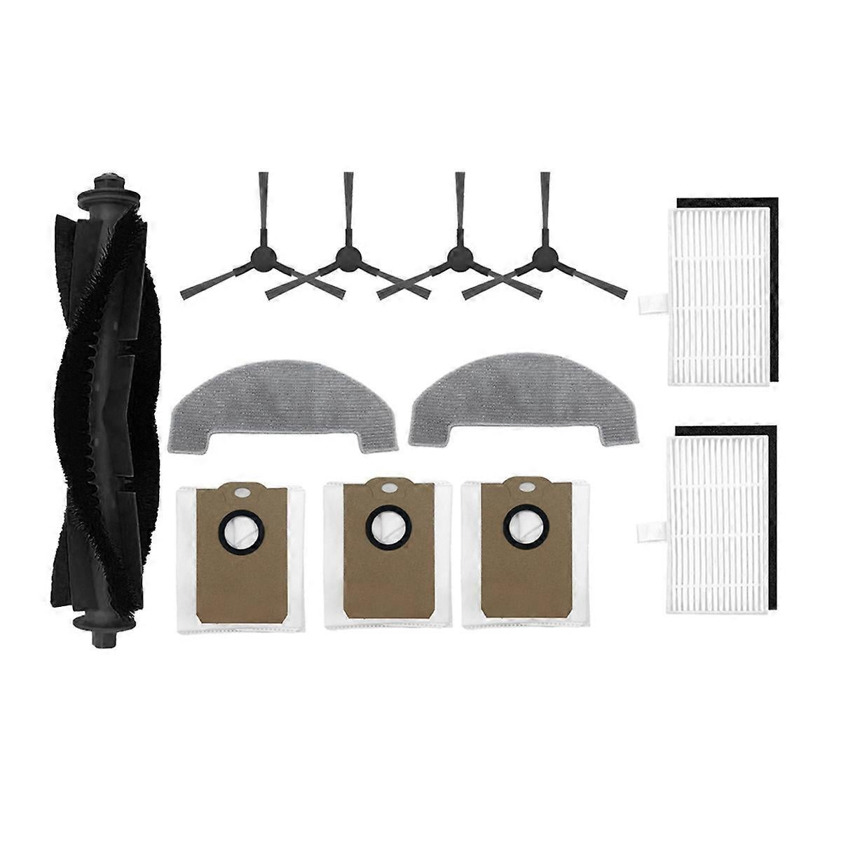 Hauptbürste, Seitenbürste, Staubbeutel Und Reinigungsset Kompatibel Mit Dem Monsga Ms1 Max Saugroboter