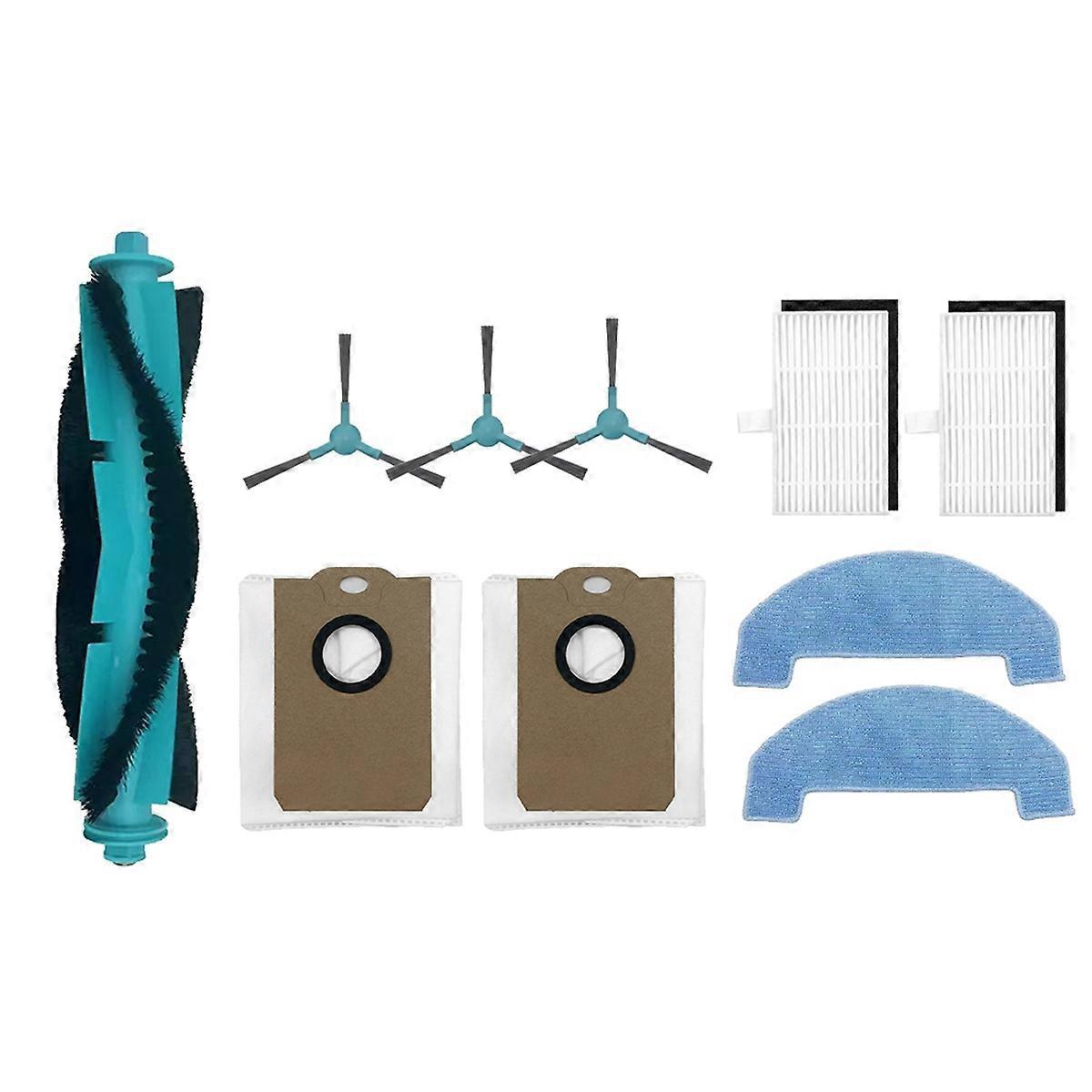 Set Mit 10 Zubehörteilen, Kompatibel Mit Dem Monsga Ms1 Max Saugroboter: Hauptbürste, Staubbeutel, Seitenbürste, Reinigungstuch Und Hepa-filter.