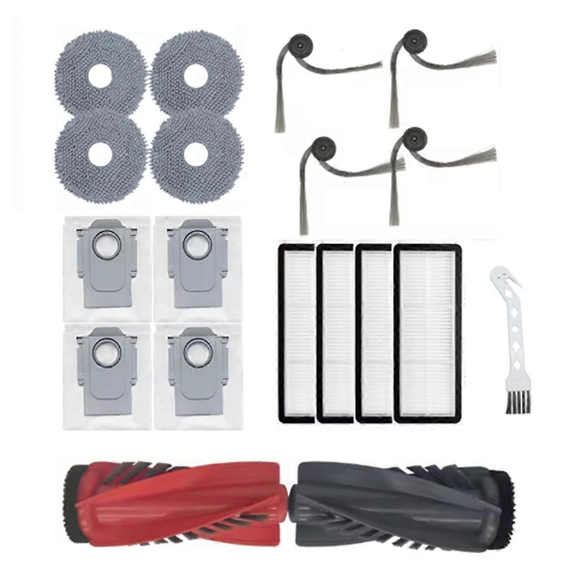 18 Filter Für Die Hauptseitenbürste, Kompatibel Mit Qrevo C / Curv / Curvc / Edge / Edgec / 5ae / S5v Bürsten