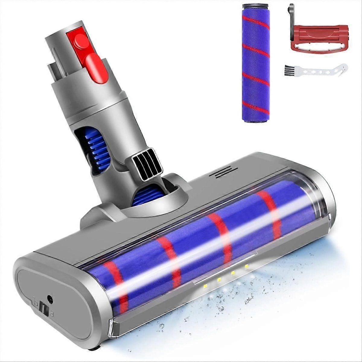 Schnellwechsel-rotationsbürste Für Staubsauger Der Modelle V7, V8, V10, V11 Und V15 – Led-beleuchtung, Reinigungskopf Für Hartböden Und Teppiche