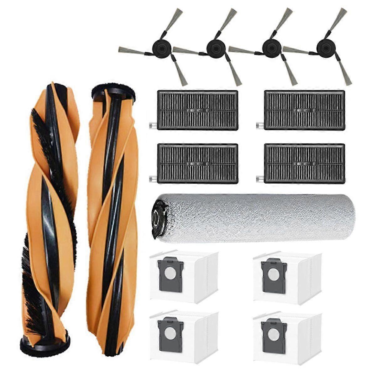 15 Teile Für Den Z60 Ultra Saugroboter: Hauptbürste, Reinigungswalze, Staubbeutel, Seitenbürste Und Hepa-filter.