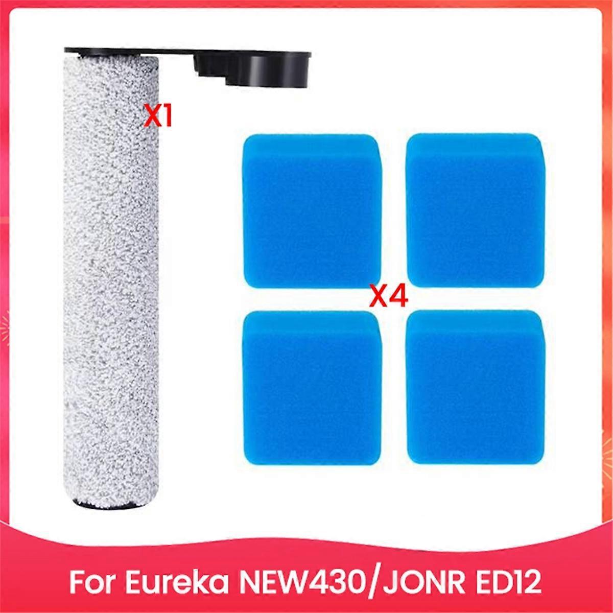 Set Mit 5 Ersatz-hauptbürsten Und -schwämmen Für Die Scheuersaugmaschine New430/ed12. Im Lieferumfang Enthaltene Ersatzteile: Hauptbürste Und Schwamm.