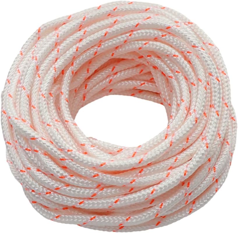 4,5 Mm 10 Meter Seilzugstarter, Rasenmäher Für Stihl Husqvarna Kettensägen, Seilzugsteuerung, Nylon-startseil (4,5 Mm Rot 10m)
