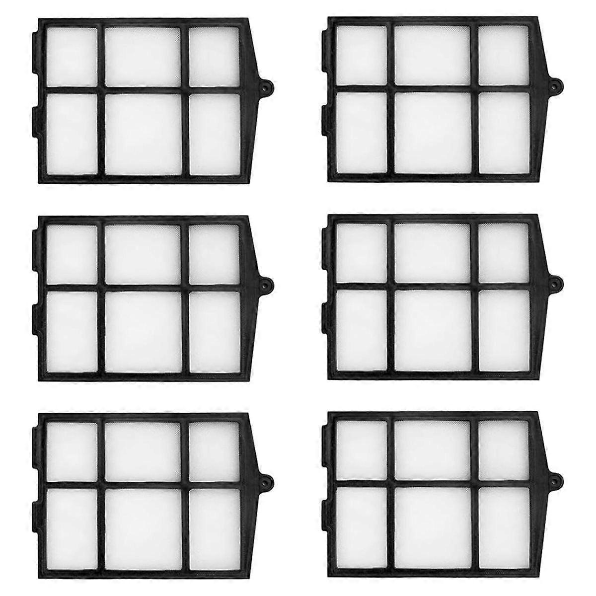Packung Mit 6 Hepa-filtern, Kompatibel Mit Den Staubsaugern Av2800ze, Rv2820ye, Rv2820ze, Av2820s, Av2820xeus, Av2820ae, Rv2800ae Und Rv2800s.