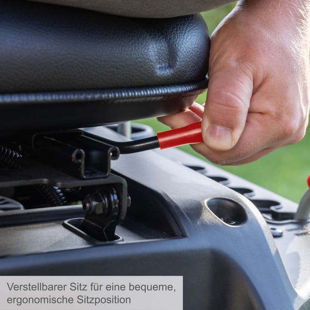 Scheppach - Benzin-Rasenmahertraktor mit Elektrostarter 196cc 61cm MR200-61