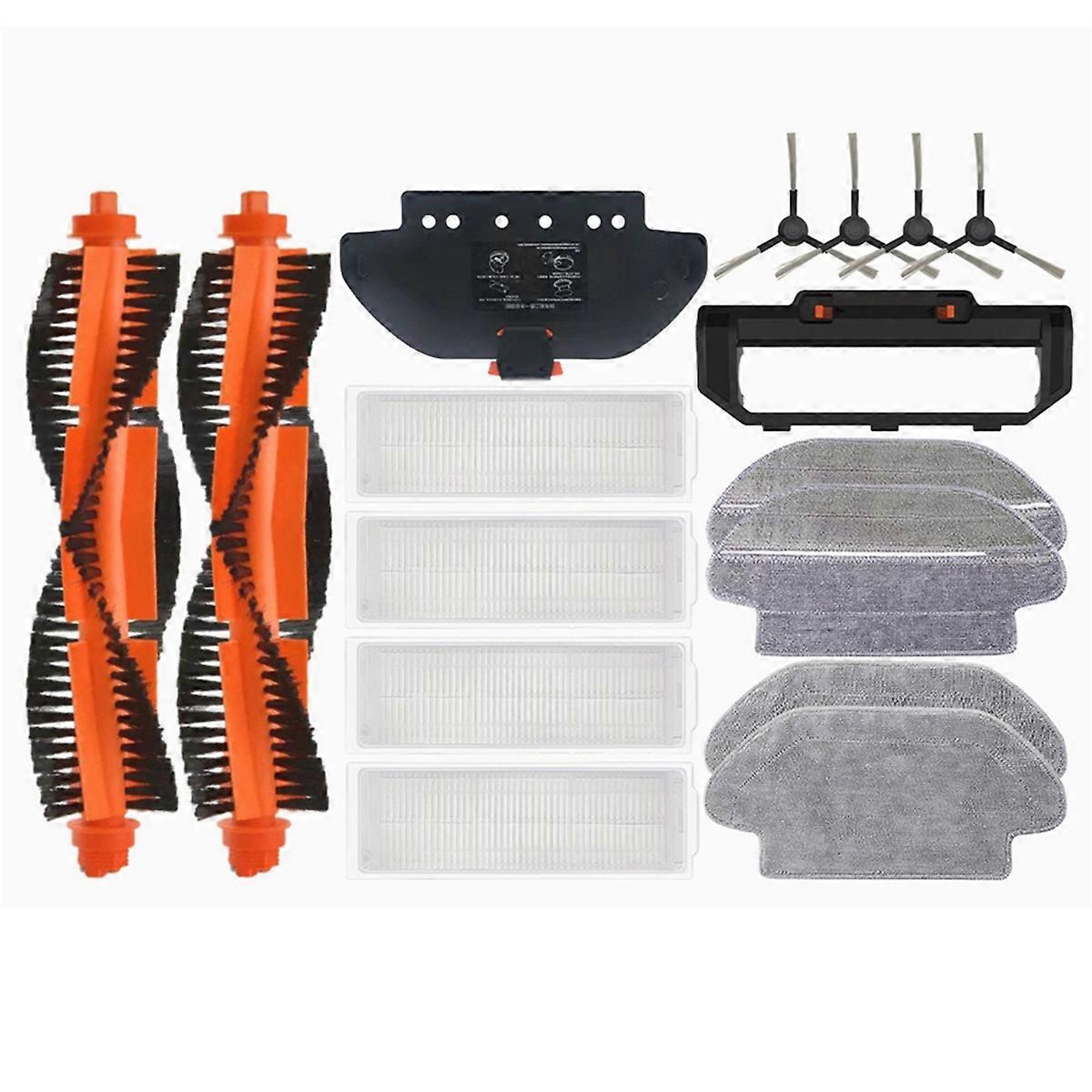 Zubehör Kompatibel Mit Dem Mi Robot Vacuum-mop Pro Stytj02ym V2 V3 Se 3490 3690 Saugroboter: Hauptseitenbürste Und Hepa-filter