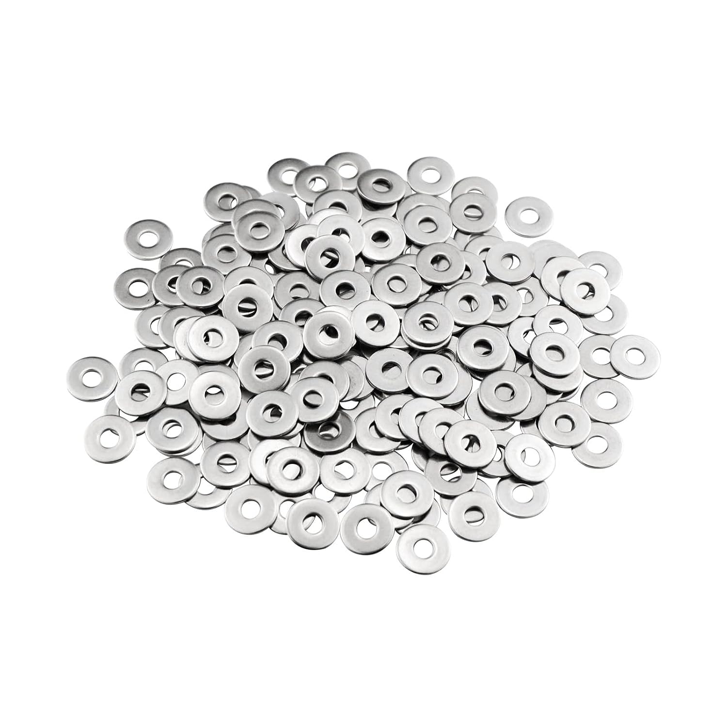 M4-metallscheiben, Flachscheiben 100 Stück, Edelstahlscheiben M4 X 12 Mm, Edelstahlscheiben 304 Din 9021 / Iso 7093, Penny-unterlegscheiben Für Schrauben Und Muttern
