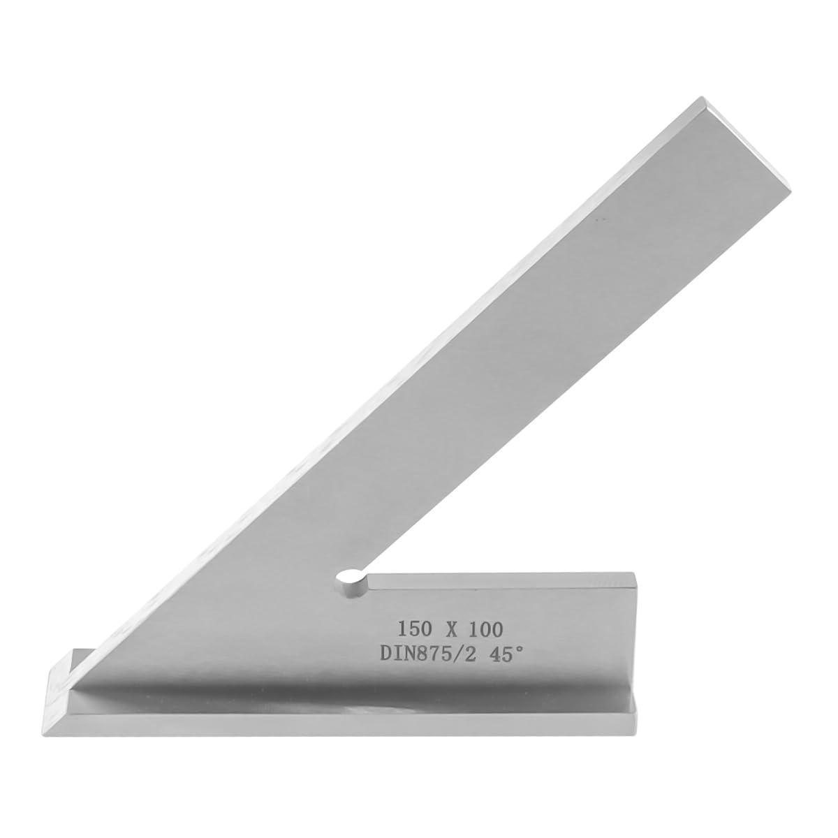 45-grad-winkellineal, 45-grad-gehrungswinkel, Mit Sitz Für Ingenieure Und Zimmerleute (150 X 100 Mm)