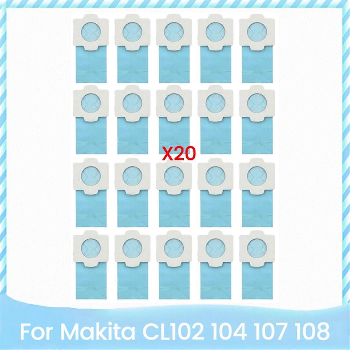 Packung Mit 20 Ersatzstaubbeuteln, Kompatibel Mit Den Akku-staubsaugern Cl102, Cl104, Cl107 Und Cl108. Zubehör.