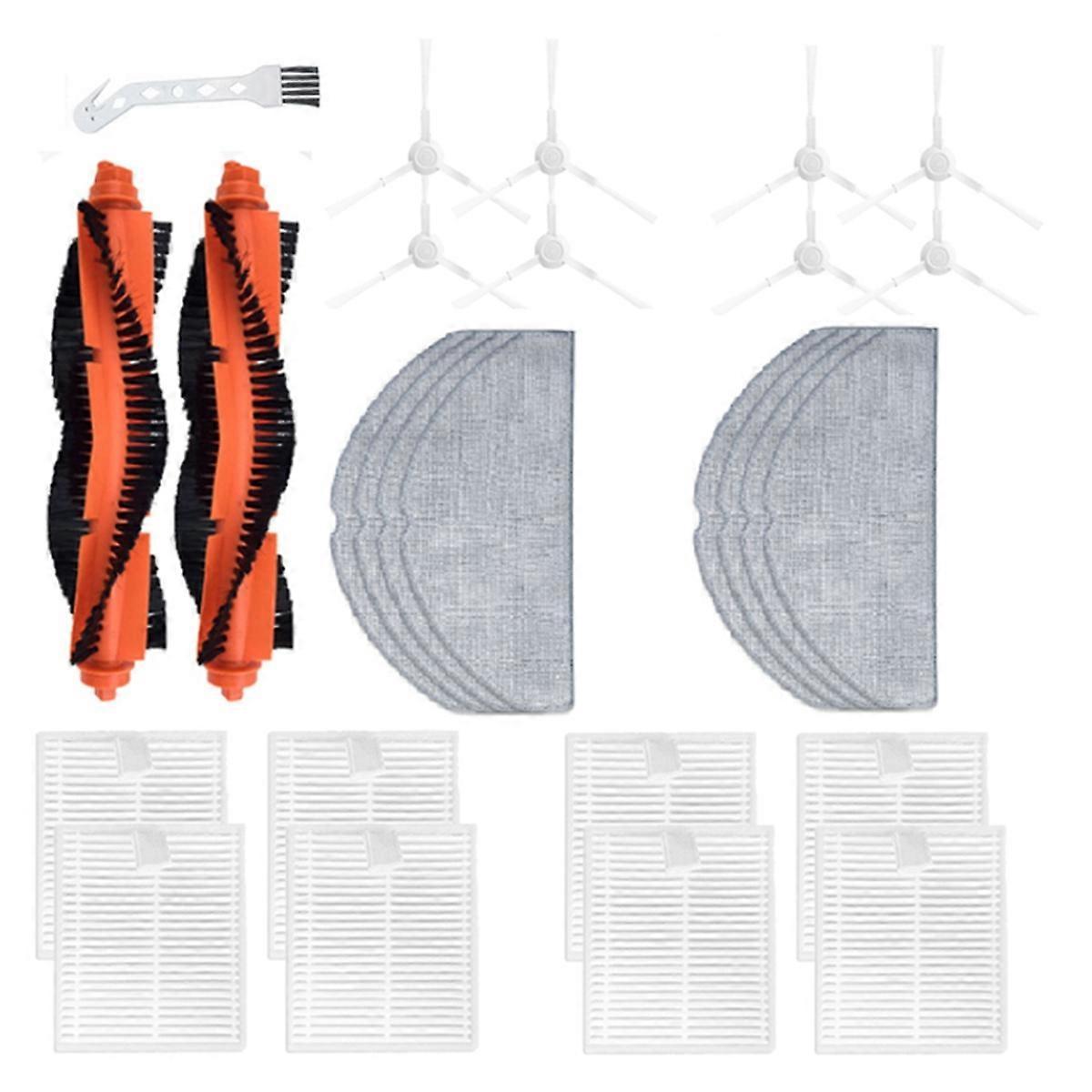 Zubehör Für Saugroboter E10 E12 B112 C103: Hauptbürste, Hepa-filter Und Reinigungstuch.