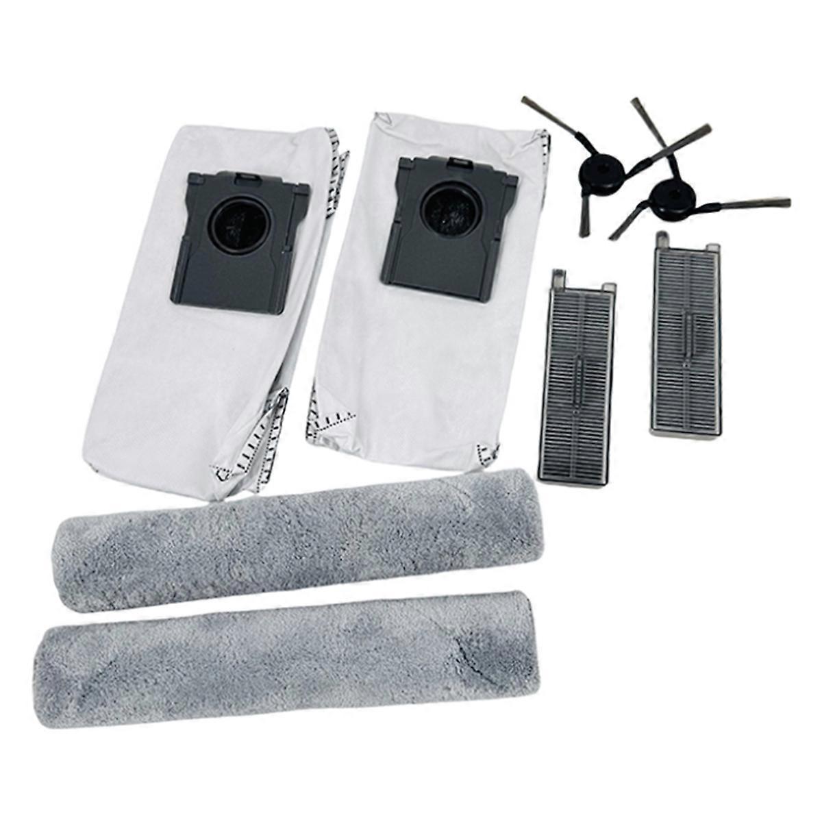 8 Ersatzteile, Kompatibel Mit Den Staubsaugern Z5 / Z5 Pro / Z50 Ultra: Seitenbürste, Filter, Staubbeutel Und Reinigungstuch.