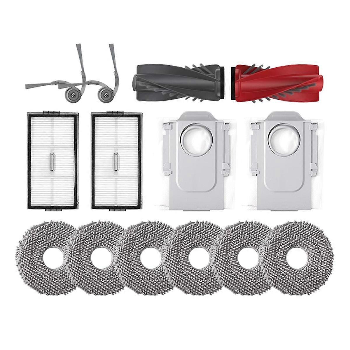 Zubehör Kompatibel Mit Den Saugrobotern Saros 10r/s9 Maxv Slim/g20s Ultra: Hauptseitenbürste, Hepa-filter, Staubbeutel