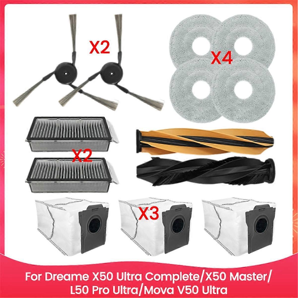 Kompatibel Mit Den Modellen X50 Ultra Complete/x50 Master/l50 Pro Ultra/v50 Ultra: Ersatzteile: Bürste, Hepa-filter, Reinigungstücher, Staubbeutel