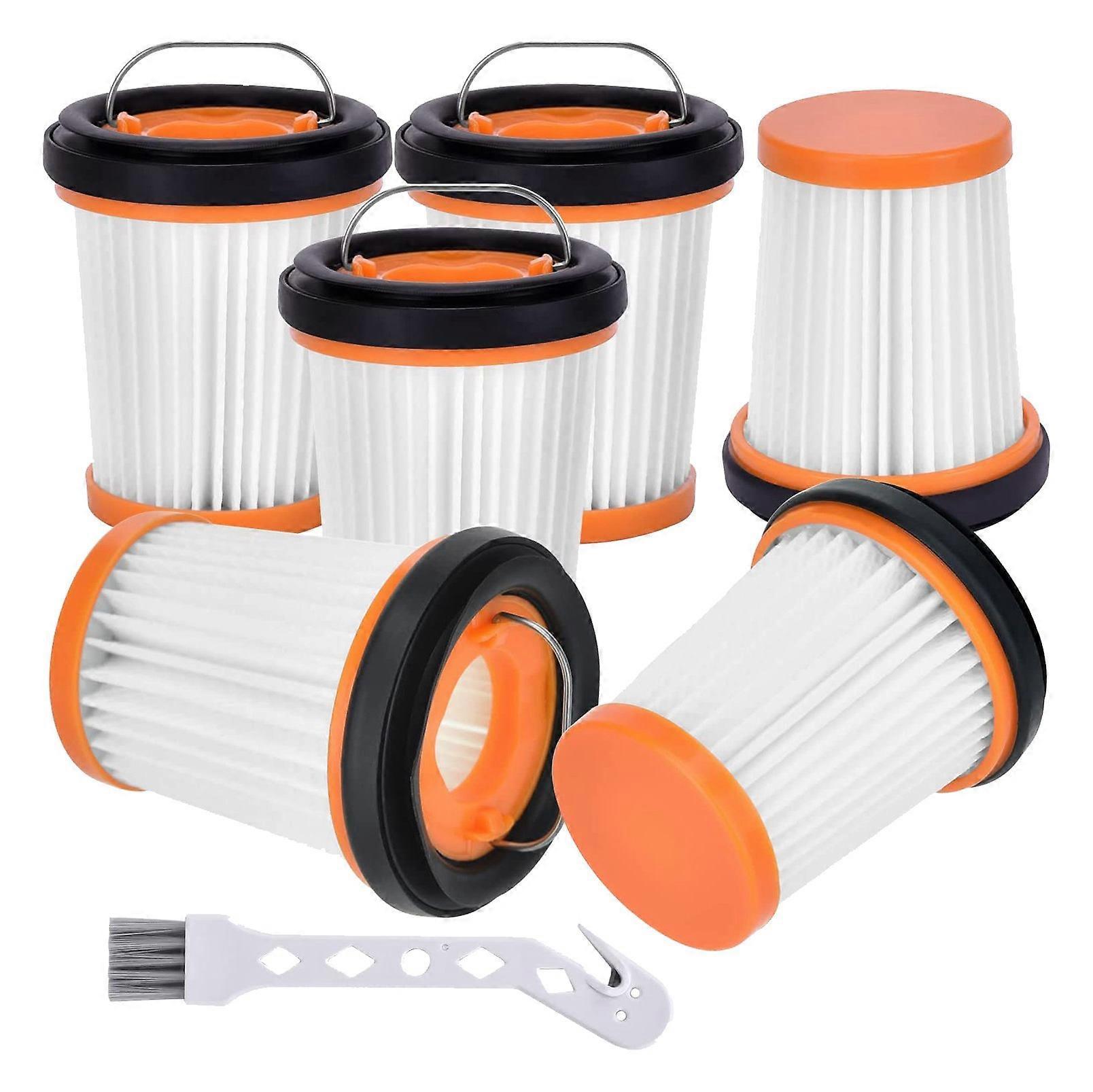 Packung Mit 6 Stofffiltern Inklusive Bürste Für Die Handstaubsauger Wandvac Wv201, Wv200, Wv205 Und Wv220